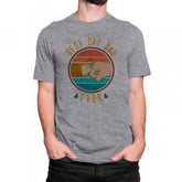 Camiseta Best Dad Cat P ou GG