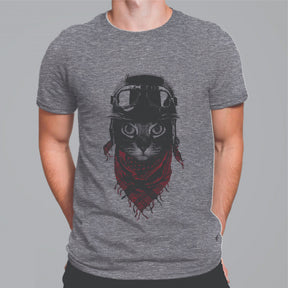 Camiseta Gato motociclista P