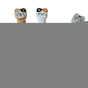 Kit 3 prendedor de embalagens carinha de gato