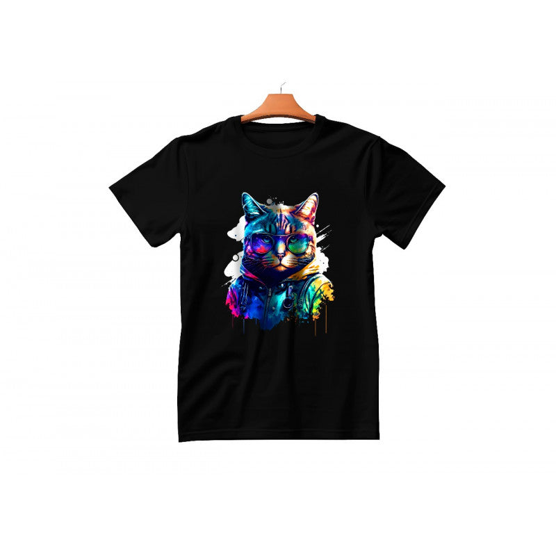 Baby look preta  gato M