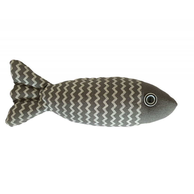 Brinquedo para Gato Peixe Cinza