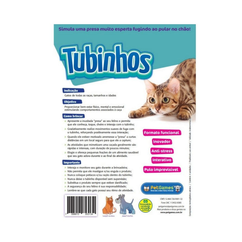 Brinquedo Tubinhos para gatos