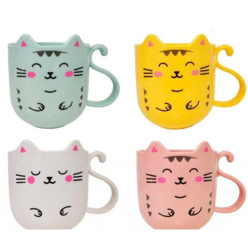Caneca plástica i gatinho  miau
