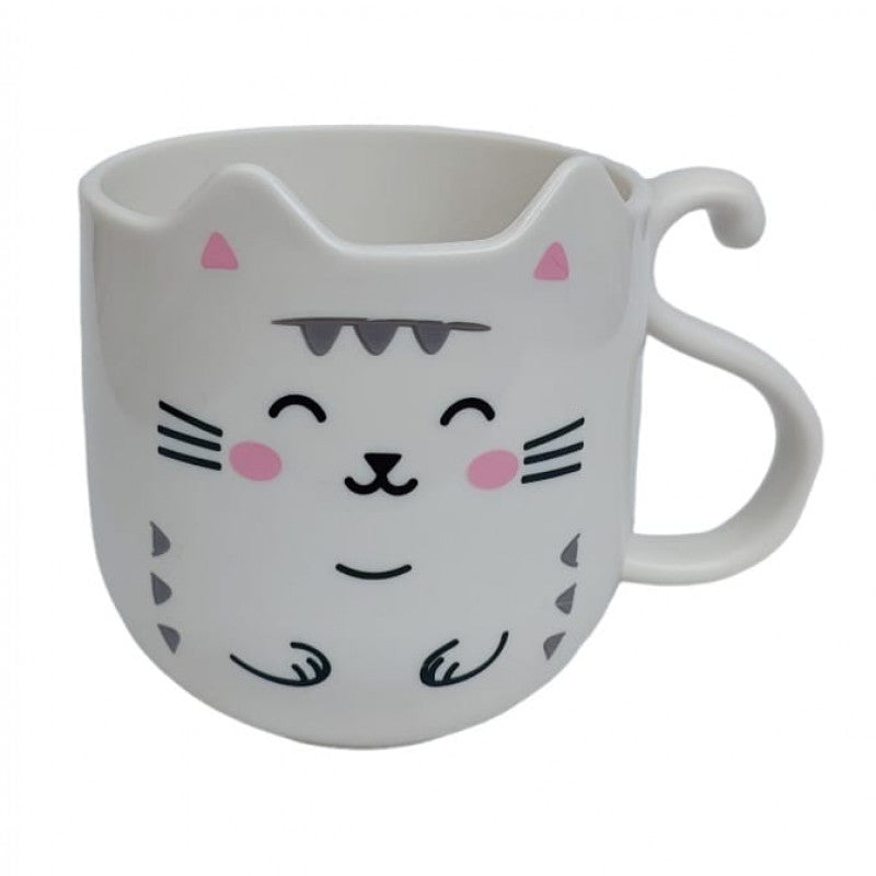 Caneca plástica i gatinho  miau
