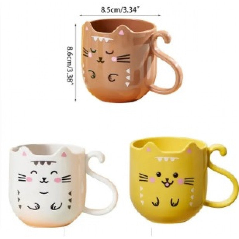 Caneca plástica i gatinho  miau