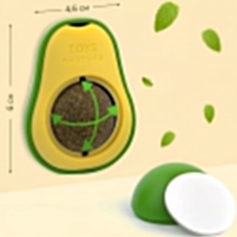 Abacate de brinquedo para gatos com Catnip natural