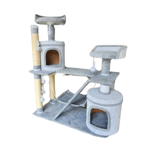 Arranhador Casinha Playground para Gatos com 2 Andares