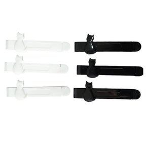 Kit 3 prendedor de embalagens gatinho